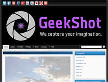Tablet Screenshot of geekshotphoto.com
